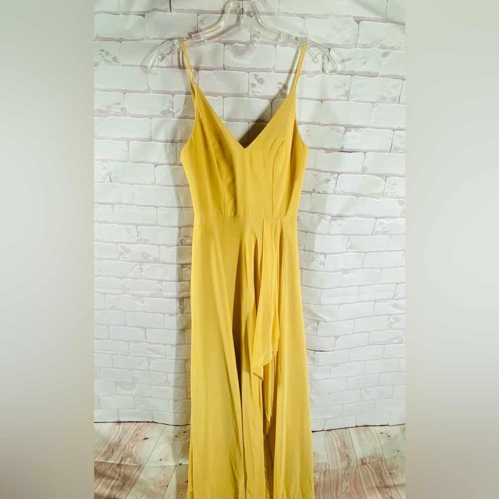 Azazie Size Zero Gold Collette Bridesmaid’s Dress